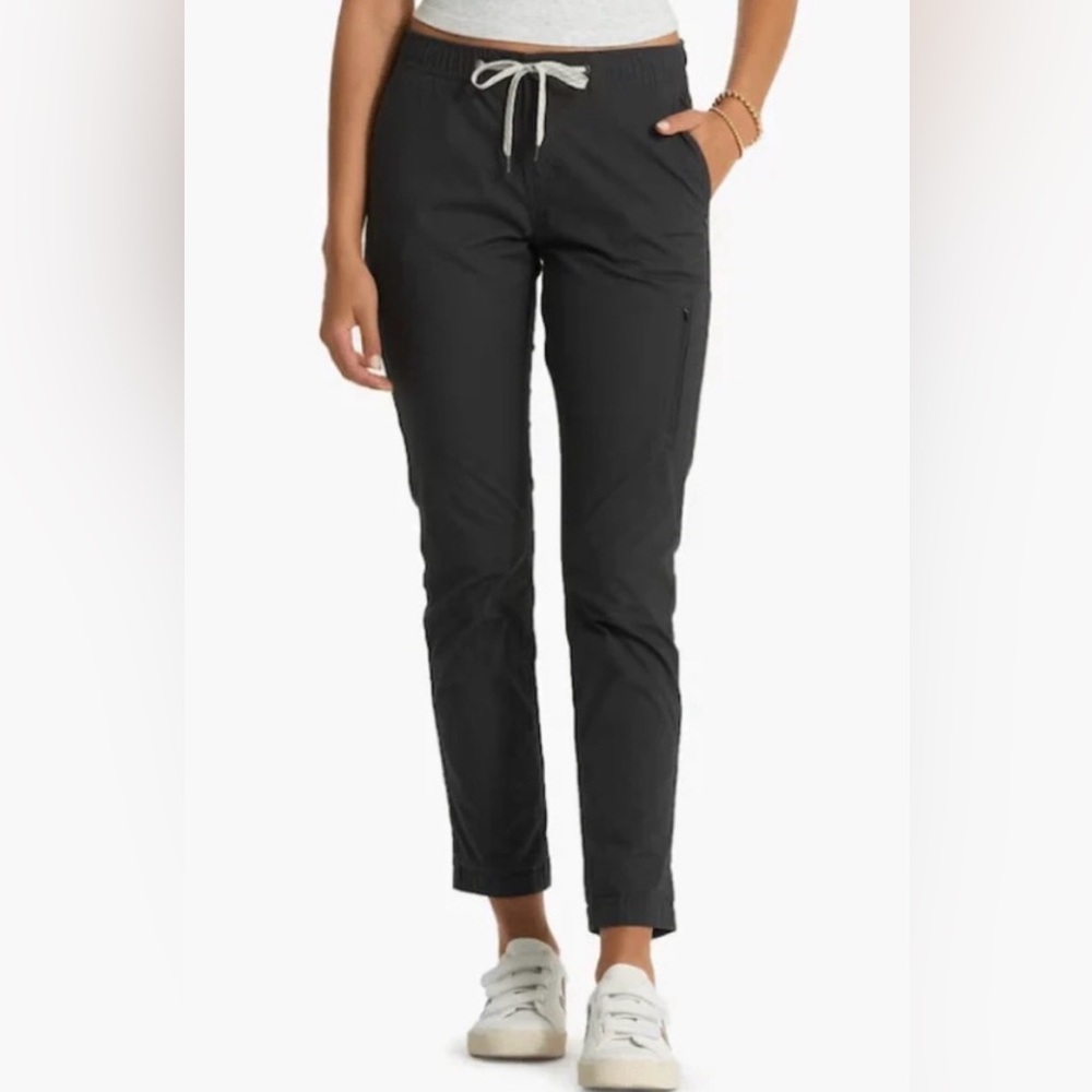 VUORI WOMEN'S Organic Cotton RIPSTOP PANT VW401 Zip Cargo Charcoal Gray Medium